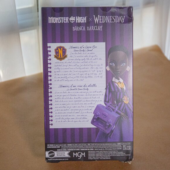 Mattel Monster High x Wednesday Bianca Barclay Doll New In Hand NIB - Picture 2 of 7